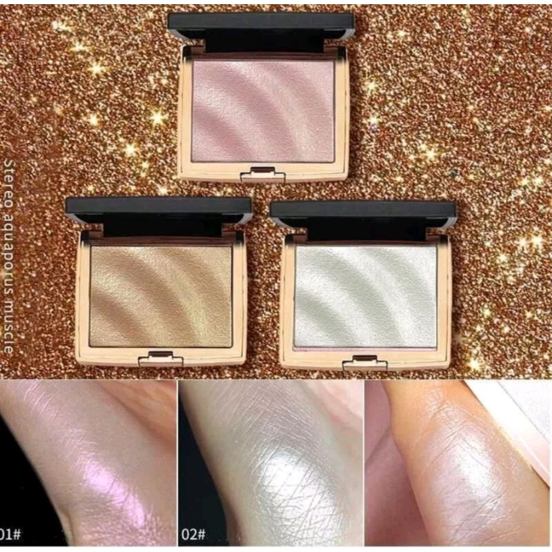 HOJO highlighter brilliance waterproof glitter make up berkualitas