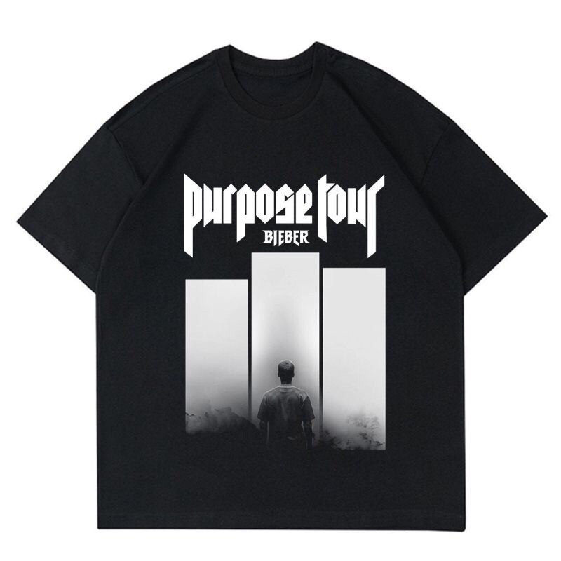 BAJU KAOS VINTAGE JUSTIN BIEBER “PURPOSE TOUR” |T-SHIRT VINTAGE PURPOSE TOUR|BAJU KAOS OVERSIZE VINT