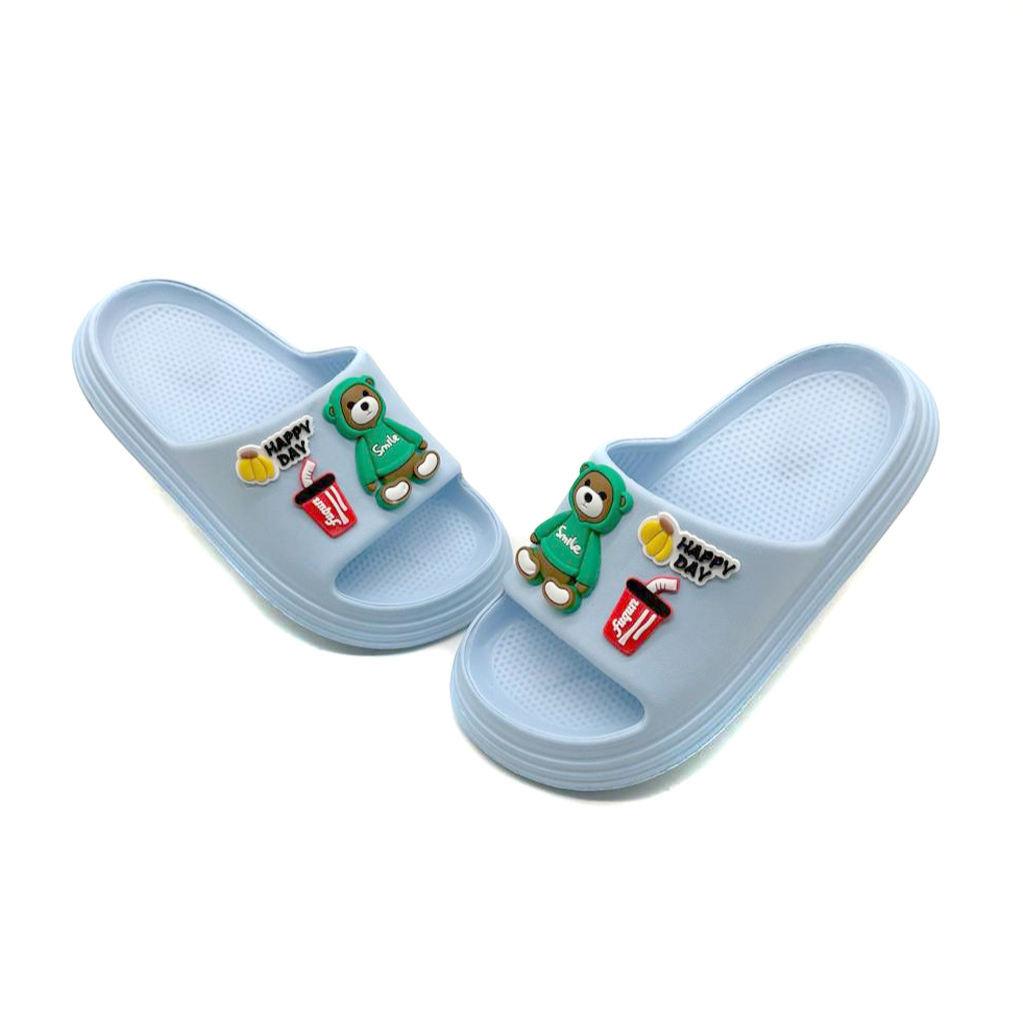 Sandal Selop Anak Perempuan Bahan Karet Motif Lucu Boneka Terbaru UK. 24-35