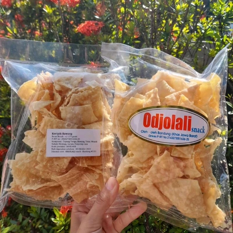 

Keripik Bawang Pangsit 175gram gurih enak