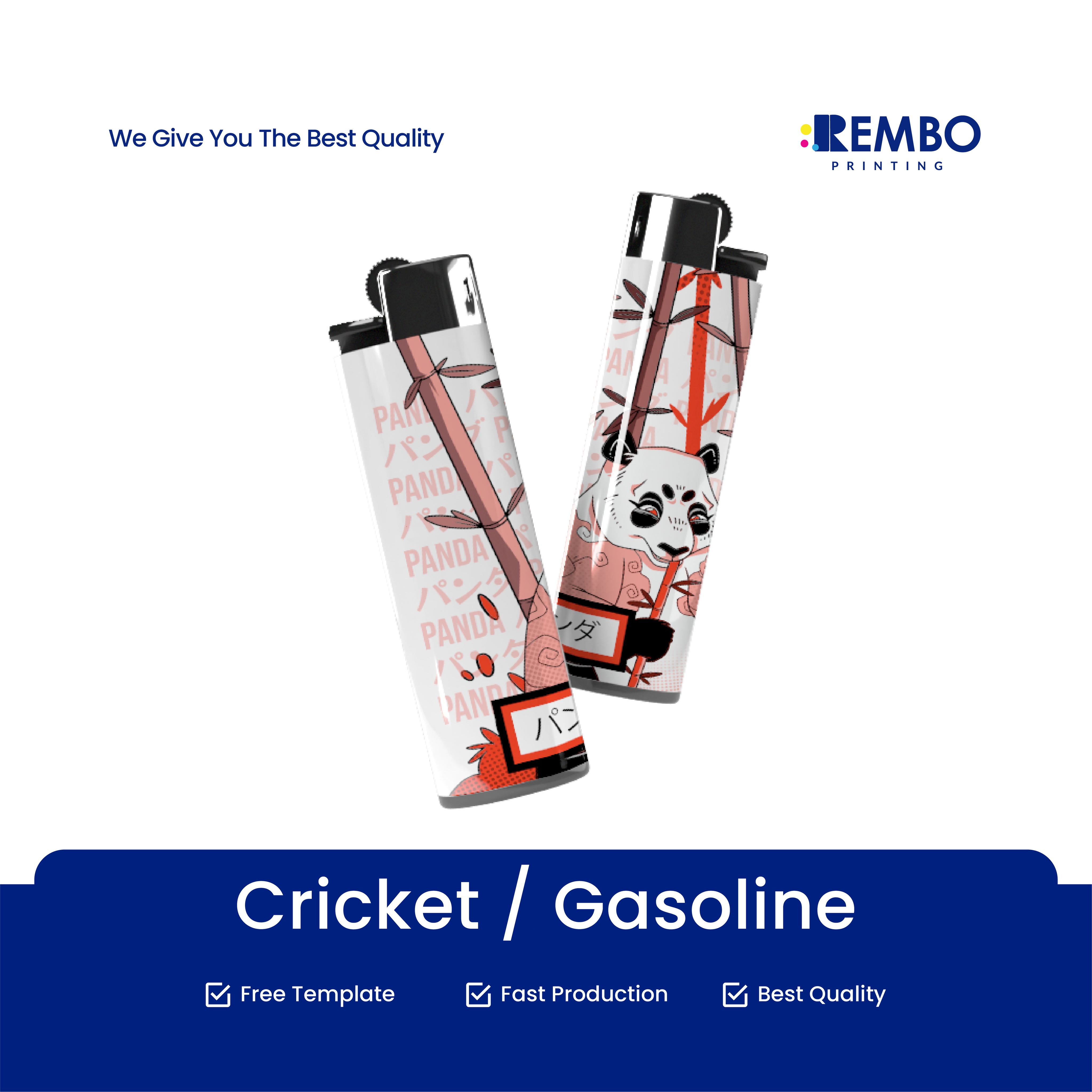 Korek Cricket Mancis Custom (Gambar Bebas, Tidak Ada Minimal Order)