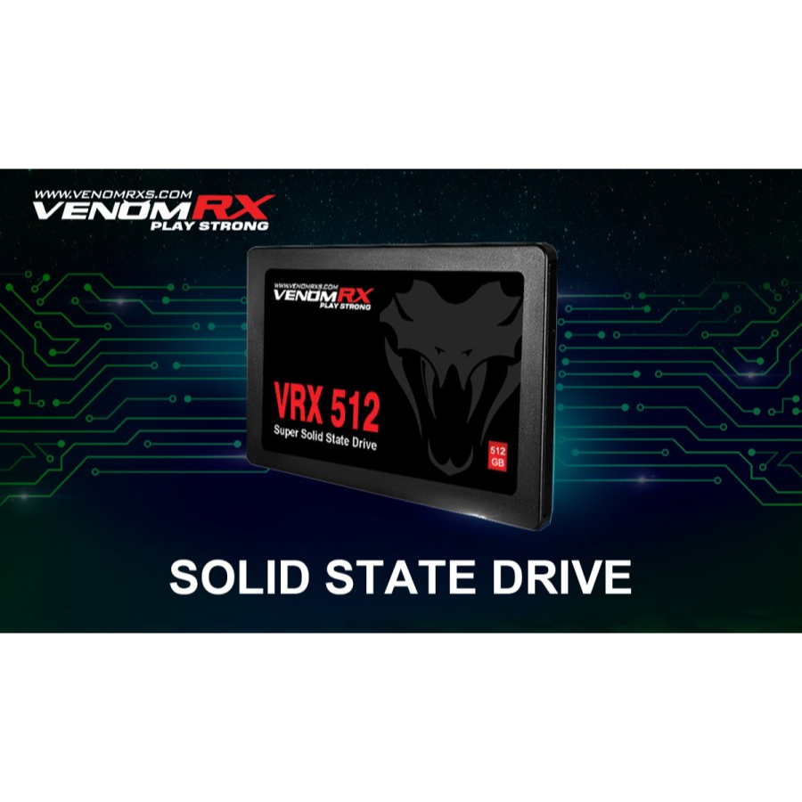 SSD VENOMRX 512GB SATA 3 SOLID STATE DRIVE 2.5&quot; SSD 512GB VENOM RX SATA 3 2.5&quot;