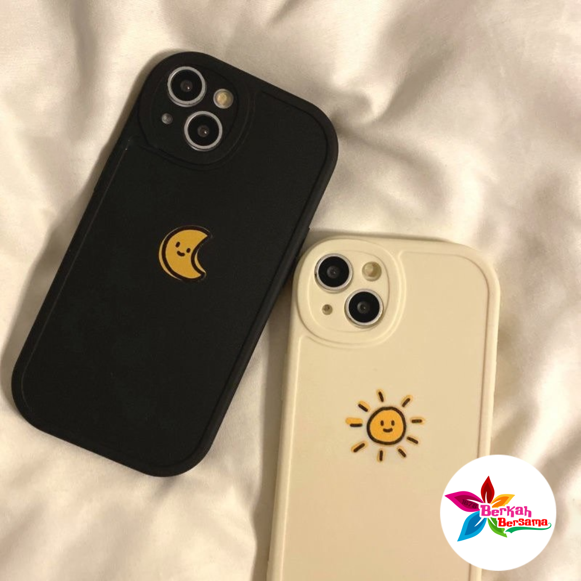 SS822 CASING SOFTCASE SILIKON COUPLES OVAL FOR IPHONE 6 6+ 7 8 SE 2020 7+ 8+ X XS XR XS MAX 11 12 13 14 MAX 13 14 PROMAX BB8360