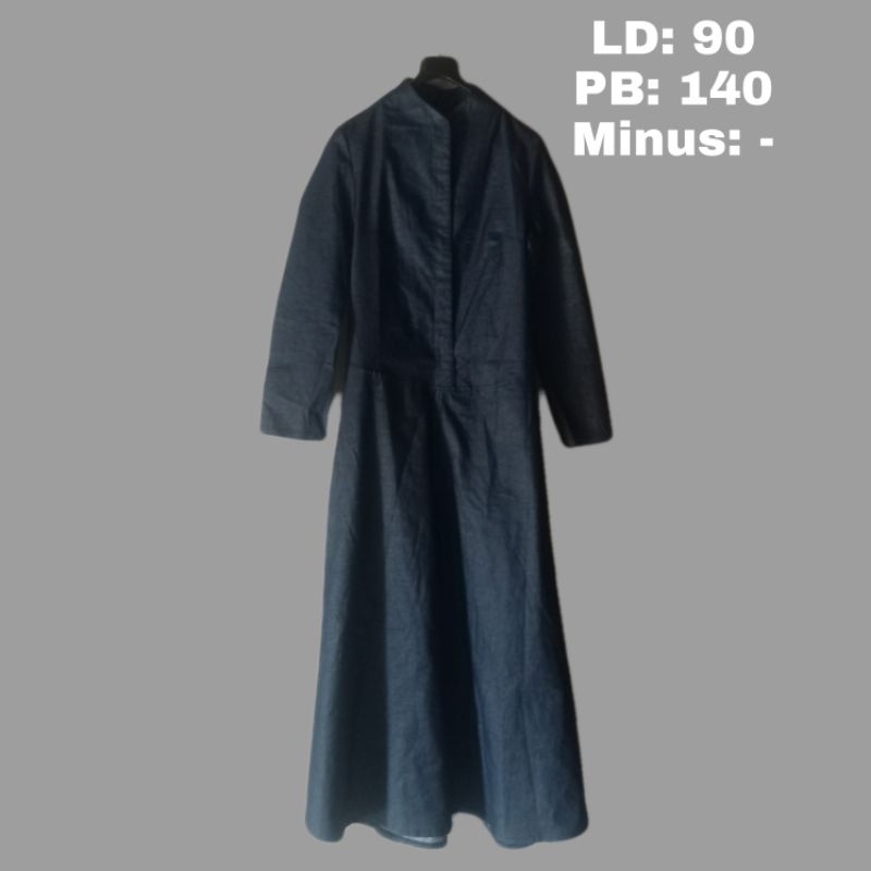 Dress/Gamis/Tunik Jeans Denim (NEW)