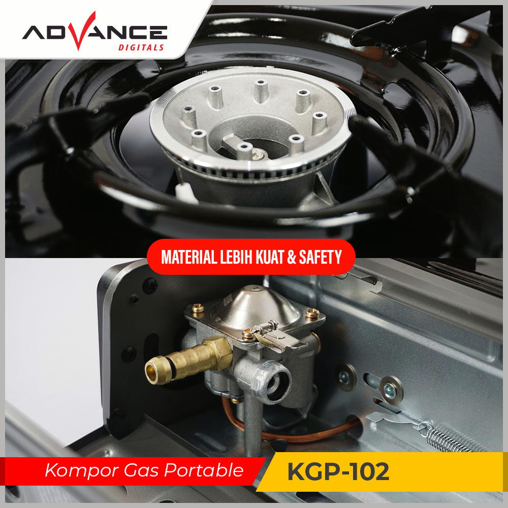 Advance Kompor Portable Kompor Gas Portable 2 In 1/ Tungku Gas KGP102 Garansi 1 Tahun