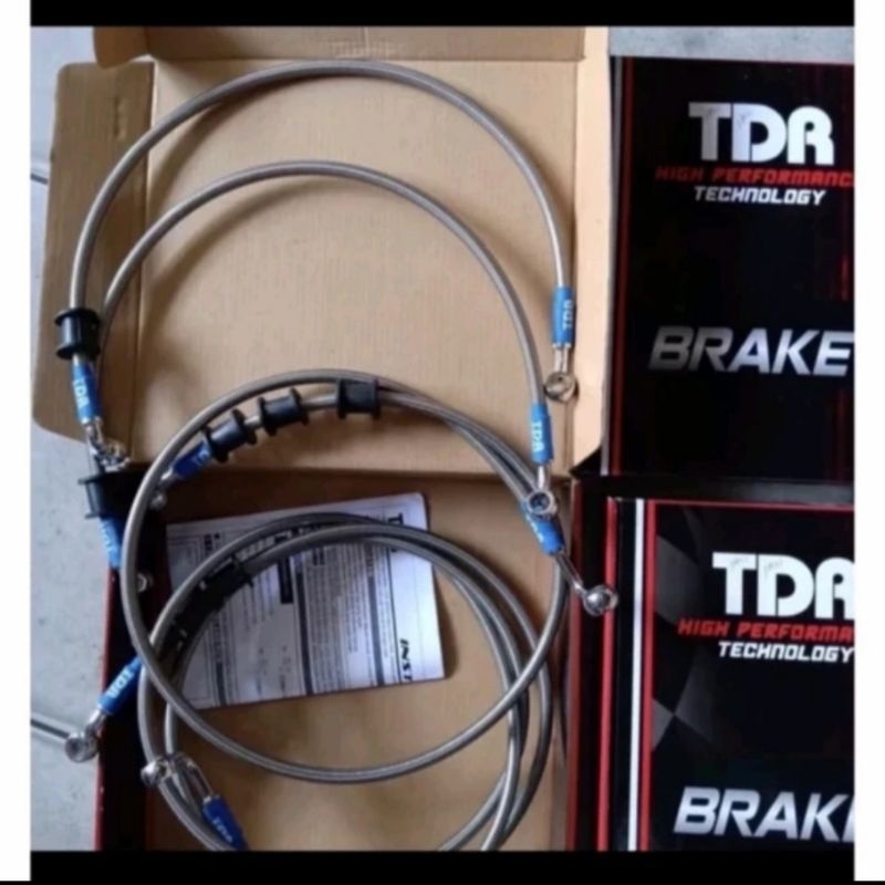 Kabel rem Nmax Non ABS TDR Set Silver Selang rem Nmax Non ABS Set Silver TDR Original