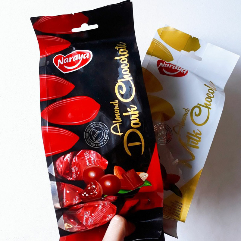 

Naraya Almond Chocolate Dark,Milk, MilkDark Ultimade 300 gr