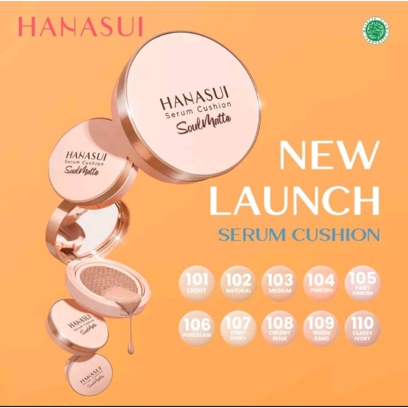 Hanasui Serum Cushion Soulmatte Foundation Soulmate