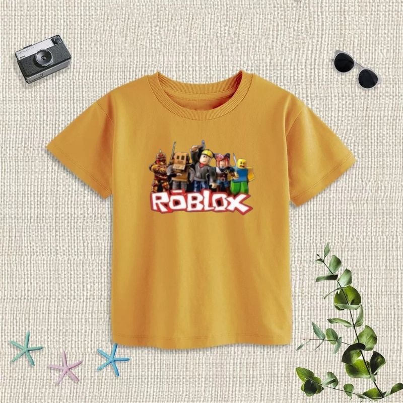 Kaos Anak Gambar robloxx ( 2 - 13 thn ) Bisa Untuk Cewek/Cowok