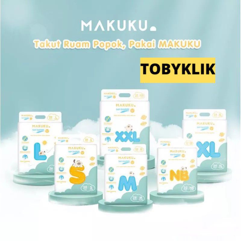 Makuku Sap Diapers Comfort Fit Pants / Tape NB / S / M / L / XL / XXL