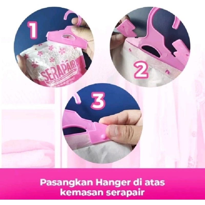 Bagus Serap Air Gel Hanger(50ml x 4 Bags)