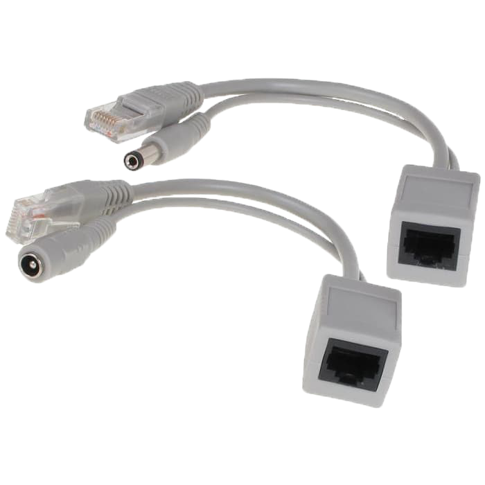 PoE Splitter - Injector 1 Set 10/100 Mbps Ethernet LAN PoE Connector