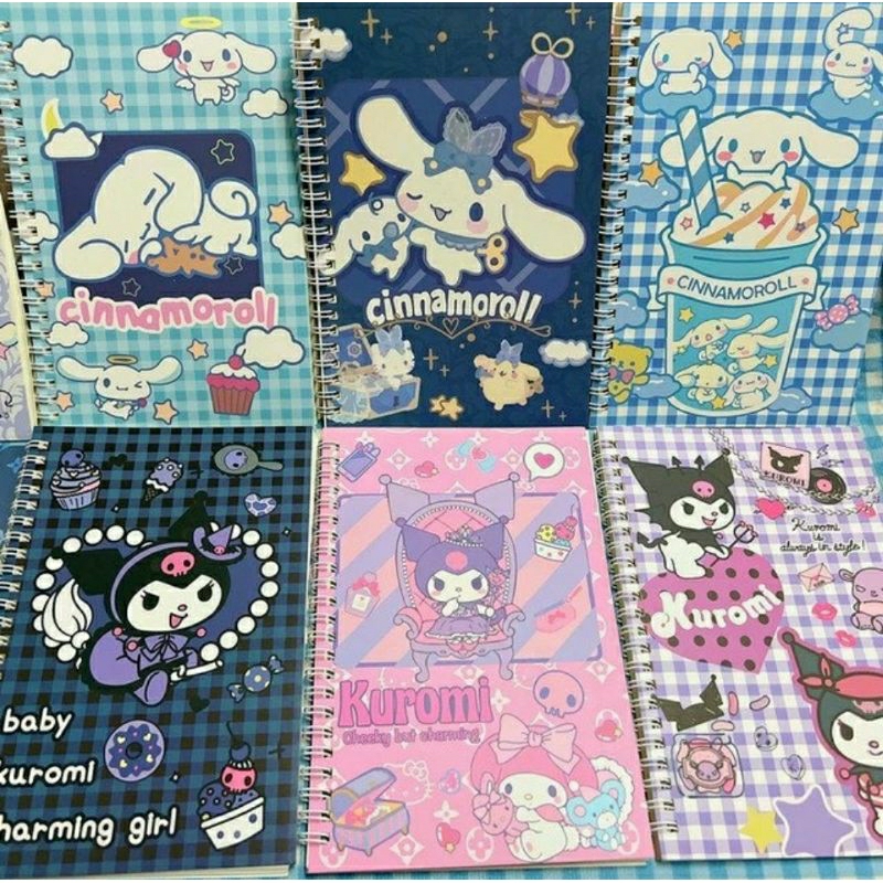 

Notebook Sanrio Aesthetic Kuromi Cinnamoroll Book