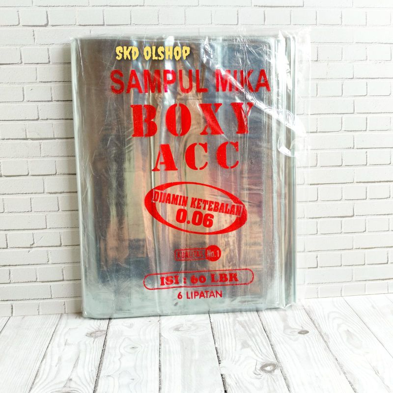 

Sampul buku plastik Mika ukuran Boxy maxy //uk buku Campus (isi 60 lembar)