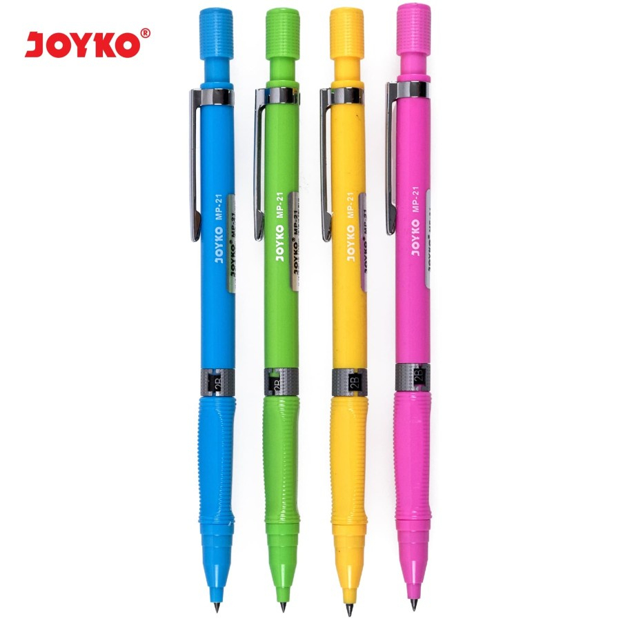 

Mechanical Pencil Merk Joyko MP-21 Pensil Mekanik Mekanis HB 2B Hitam All in One Multifungsi Isi Ulang Refill ATK Alat Tulis Kantor Best Murah Kualitas Terbaik Berwarna Stationery Anak Sekolah SD SMP SMA Include Sharpener Blimbing Indah Sablon Malang