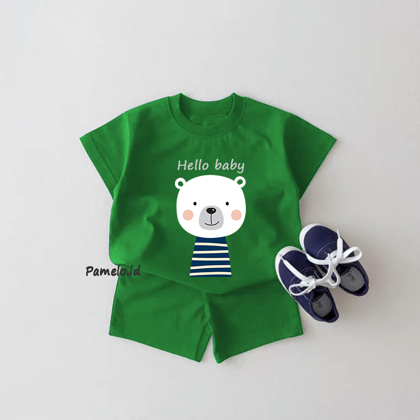 Pamelo.id Set Anak Viral / Polar  / Fashion Anak / Stelan baju anak / Korea Style / Set Balita