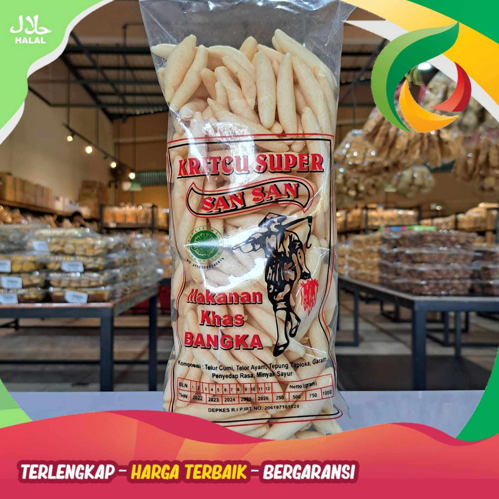 

kericu san san hitam 250gr