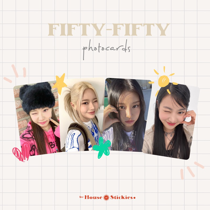 FIFTY FIFTY Unofficial Photocard Gf Selca Edition (Fanmade)