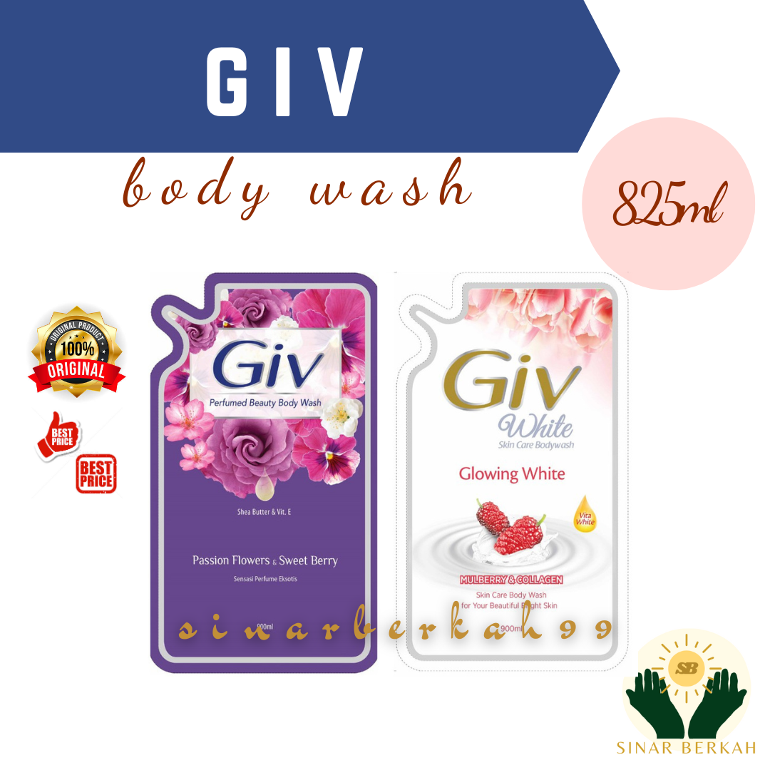 Giv Body Wash Sabun Mandi All Varian 800ML