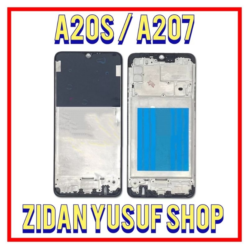 FRAME TULANG LCD SAMSUNG A20S A207 TATAKAN DUDUKAN LCD TULANG TENGAH