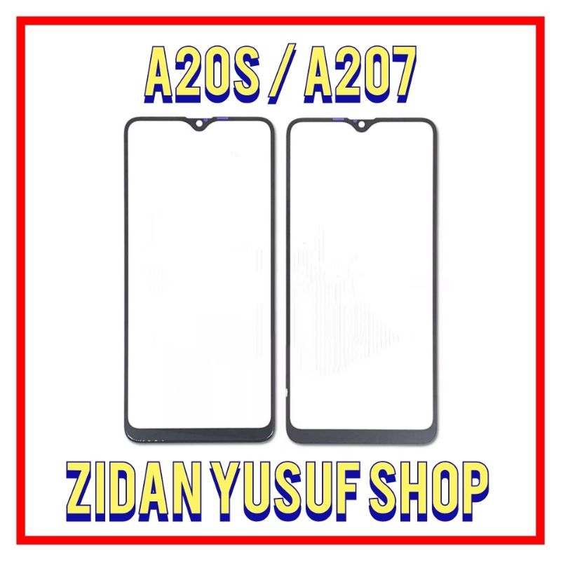 KACA LCD+LEM OCA SAMSUNG A20S A207 KACA DEPAN KACA TOUCHSCREEN