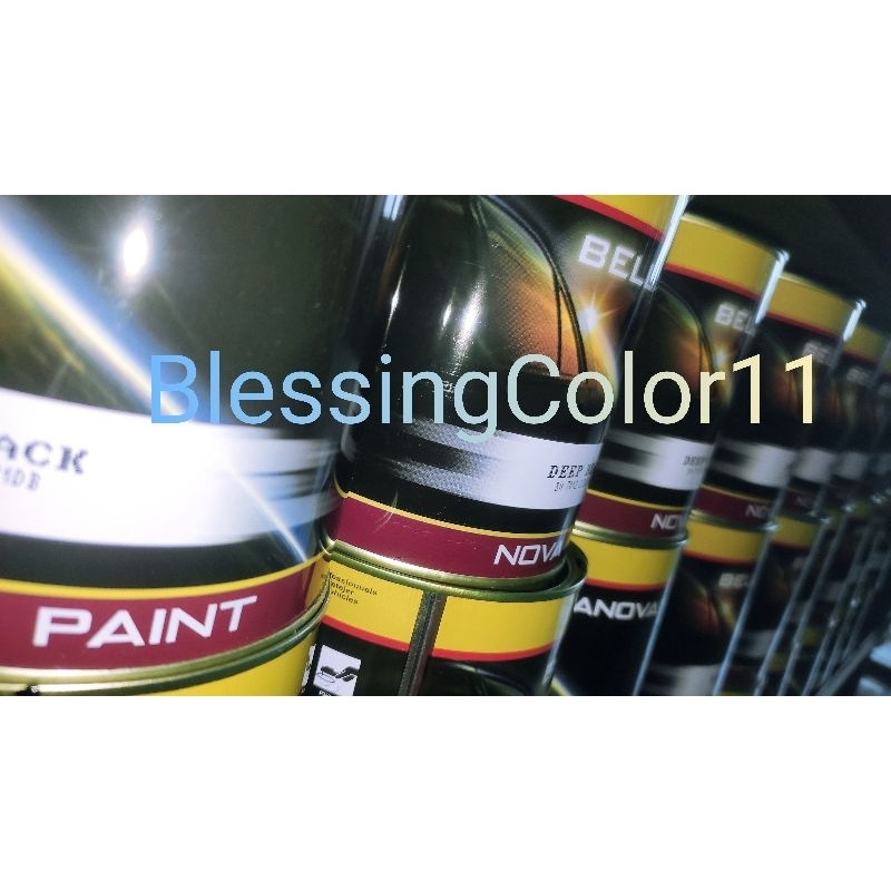 Cat Pu Bellanova 1L ~ Deep Black / Hitam Pekat Polyurethane(PU) ~ Cat Automotive | Cat Mobil | Cat M