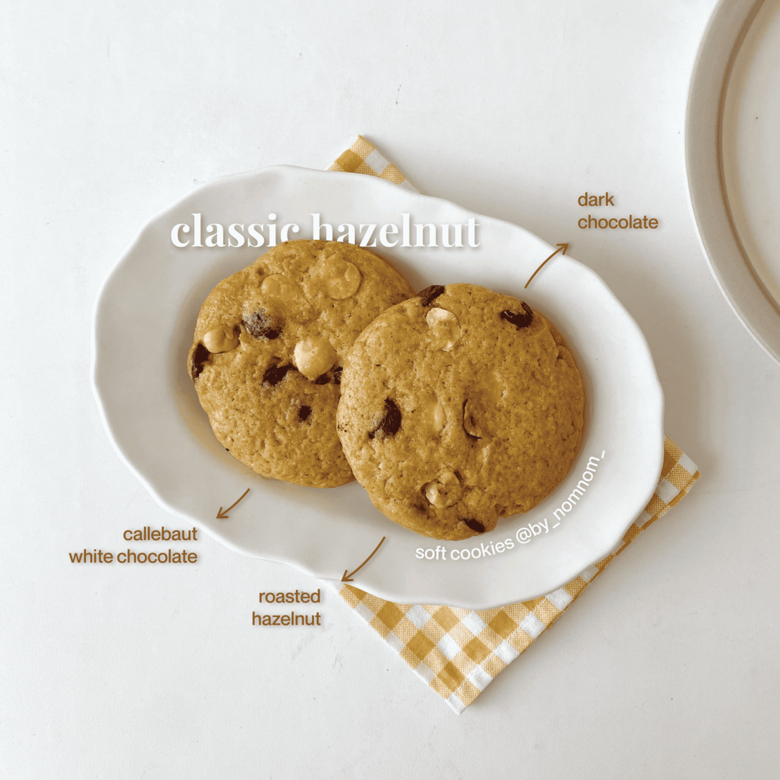 

Classic Hazelnut Soft Cookies