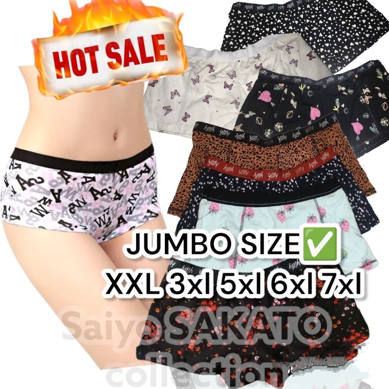 CD BOXER CEWEK HOTPANTS  CELANA DALAM BOXER WANITA M L XL XXL XXXL JUMBO COTTON SPANDEX