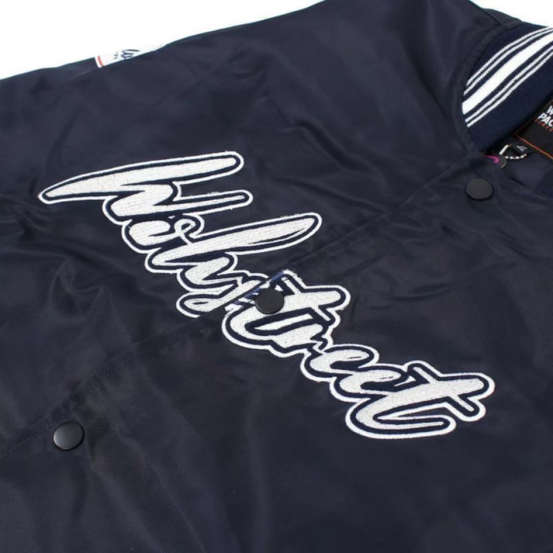 STARTER JACKET VARSITY NERRO HUNTER WOLVPACK STREETWEAR