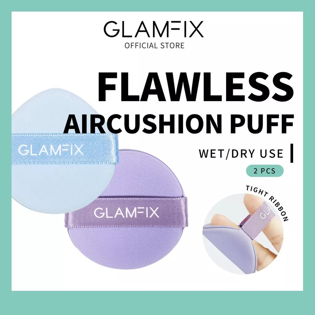 Glamfix Flawless Aircushion Puff Isi 2pcs