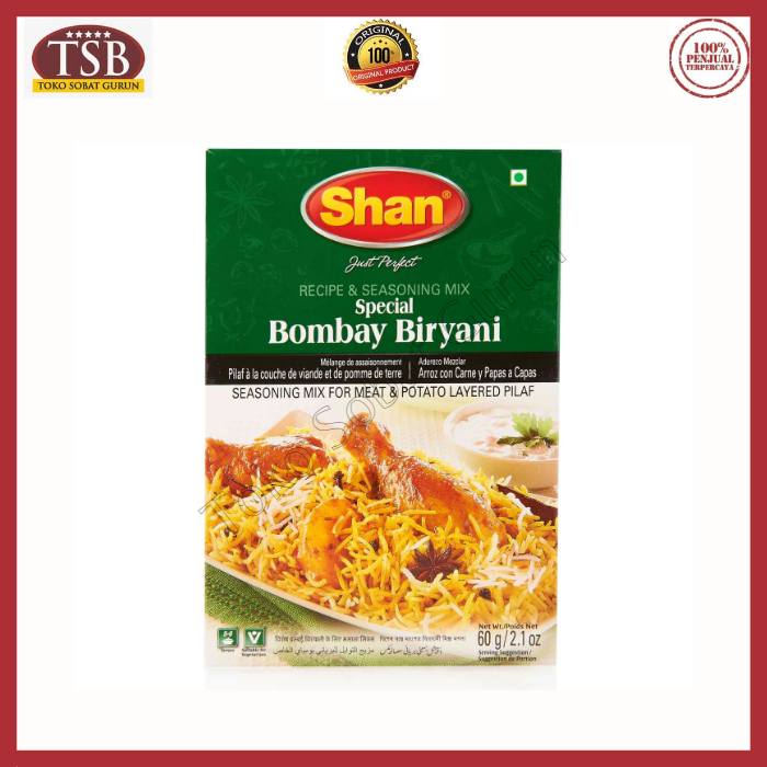 

Shan Special Bombay Briyani Bumbu Nasi Briyani Instan