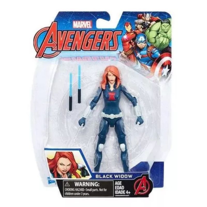 HASBRO ORIGINAL figur BLACK WIDOW AVANGERS