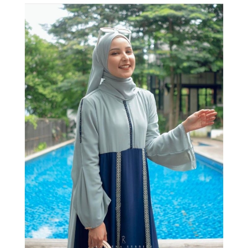 GAMIS GEISHA LUNA KEMAYU  / DRESS GK.3 KALEENA 2 LUNA KEMAYU ORIGINAL  /  GAMIS LUNA HIJAB KEMAYU  /