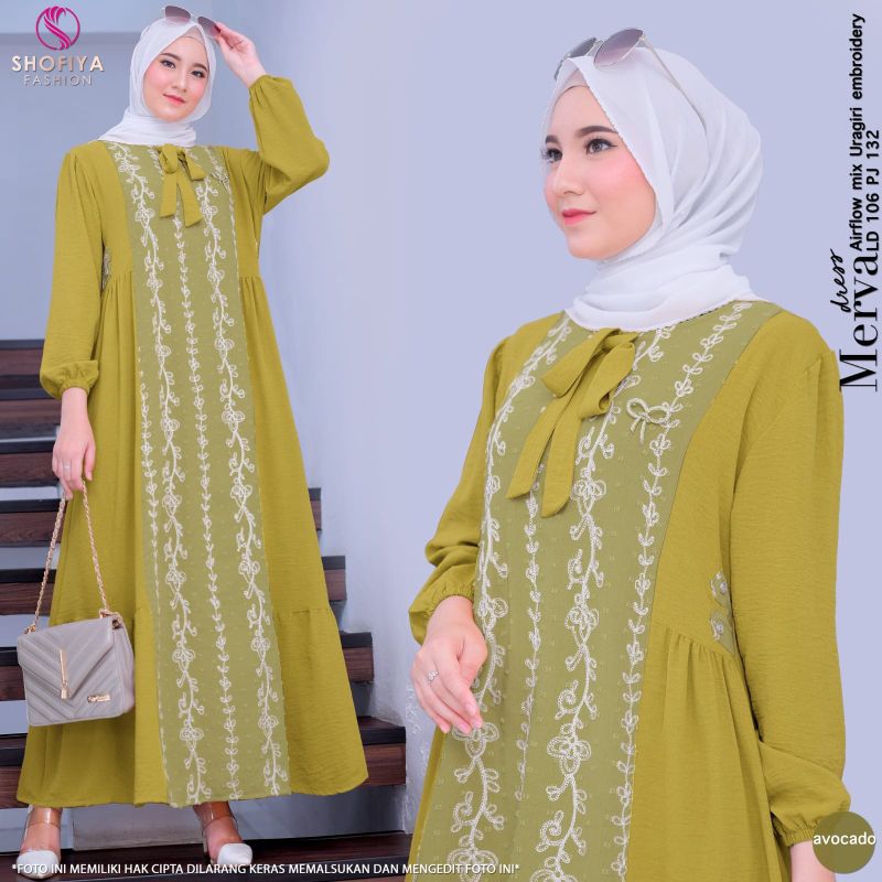 (NEW)GAMIS WANITA DRESS FASHION MUSLIM//LIODRA//SASYA/'SHINTA/DEVARA/MERVA DRESS BY SHOFIYA 2