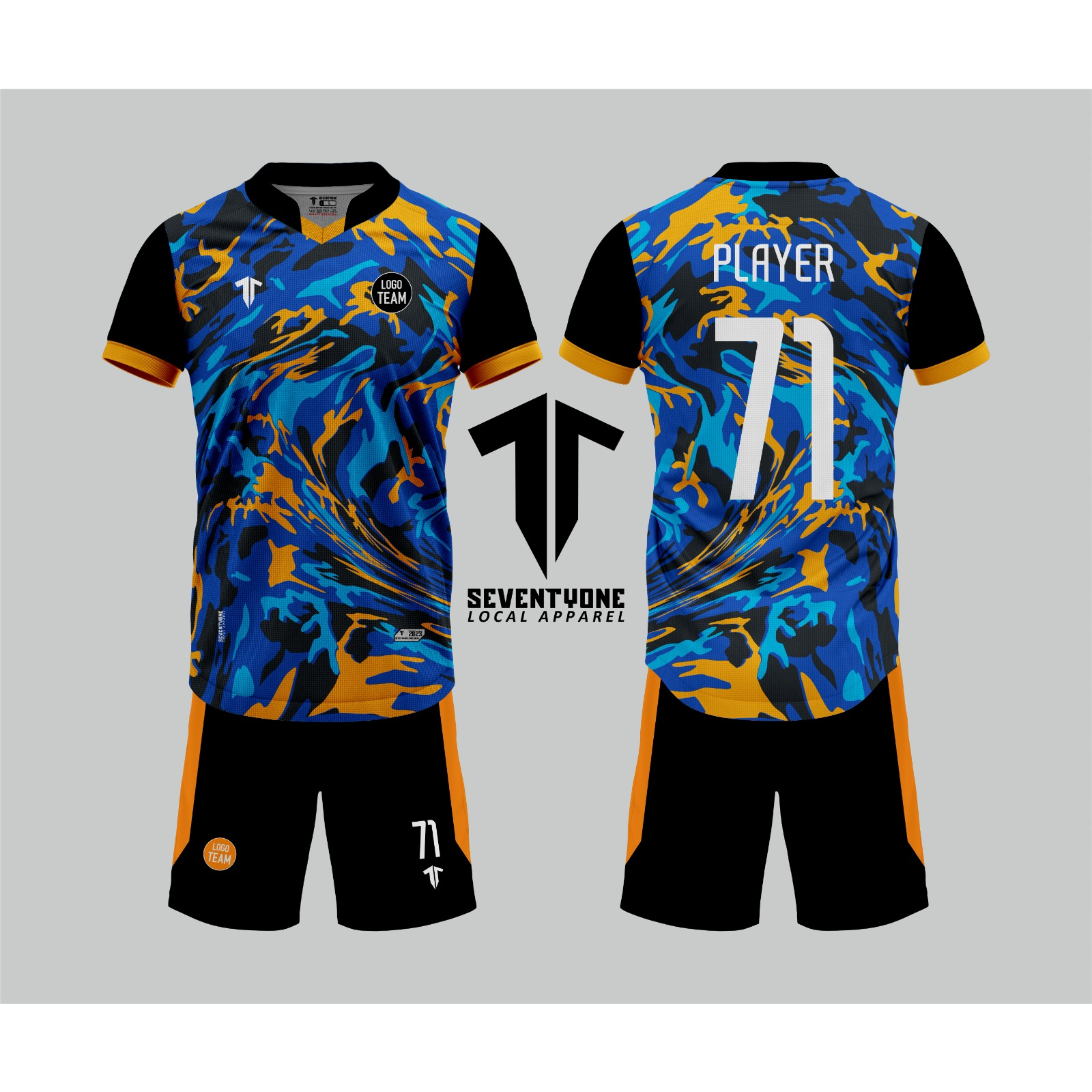 BAJU JERSEY FUTSAL FULL PRINTING BEBAS CUSTOM DESIGN