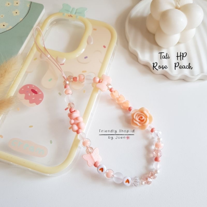 Gantungan Hp - Rose / Phone Strap / Tali Hp / Phone Charm / aksesories Hp