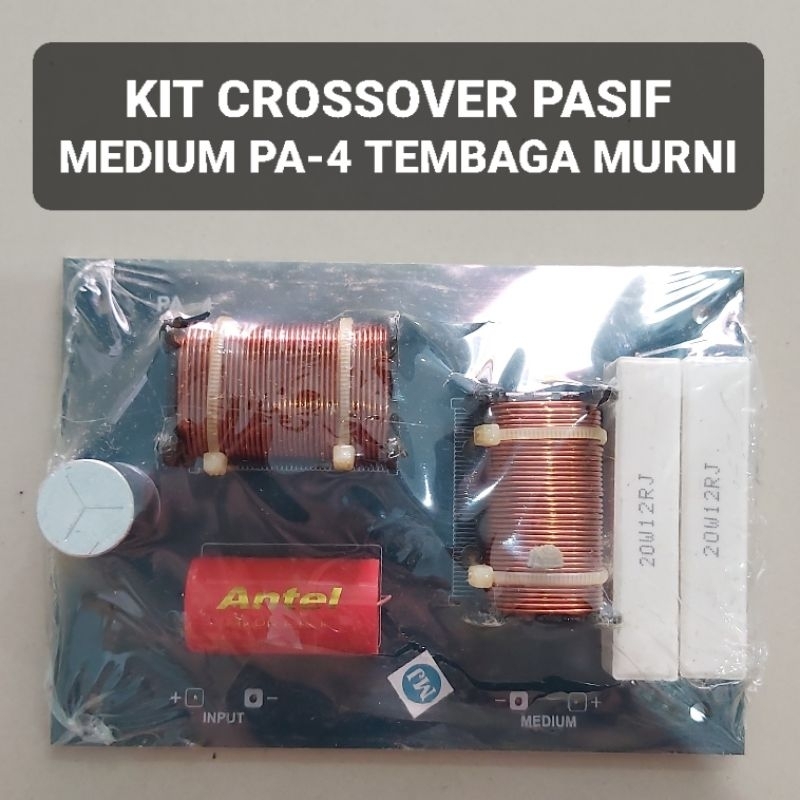 MEDIUM Kit Crossover Pasif PA4 Tembaga Murni Middle 1 Way