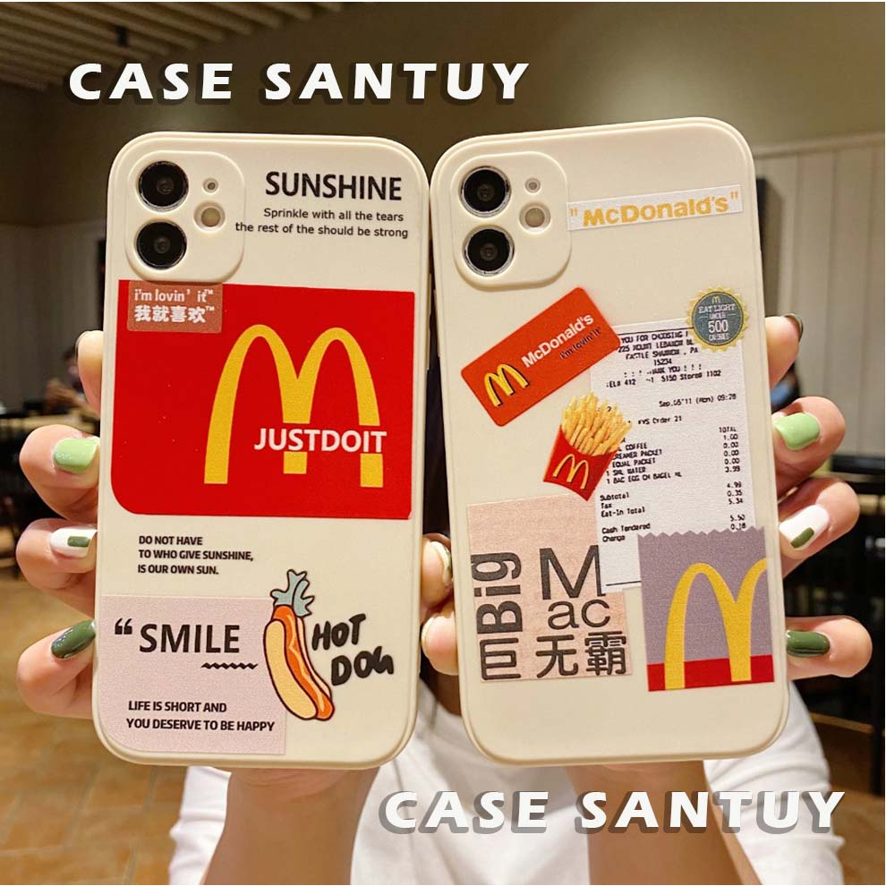 Case Casing REALME C30 C30S C31 C33 C35 C55 Case Cover McDonald's MCD