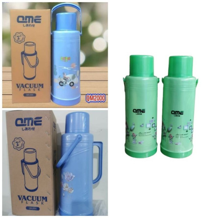 Termos Air Panas 2 L QME Thermos Vacumflask 2 Liter Termos Tahan Panas 2L