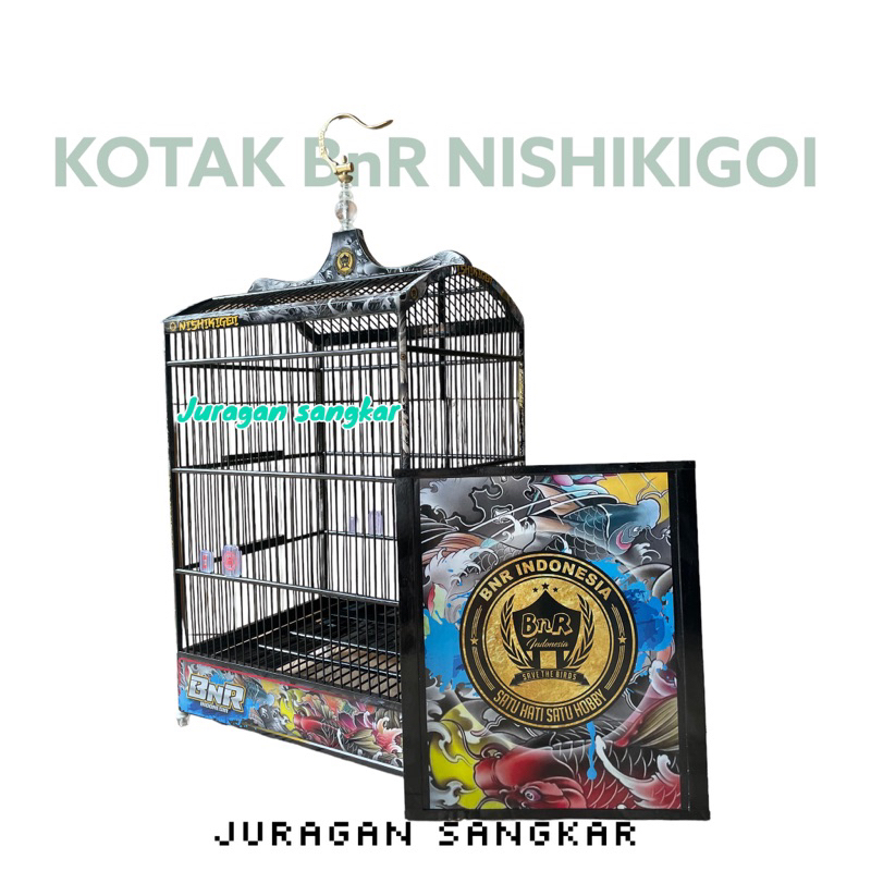 SANGKAR KANDANG KOTAK BnR DECAL KOI NISHIKIGOI