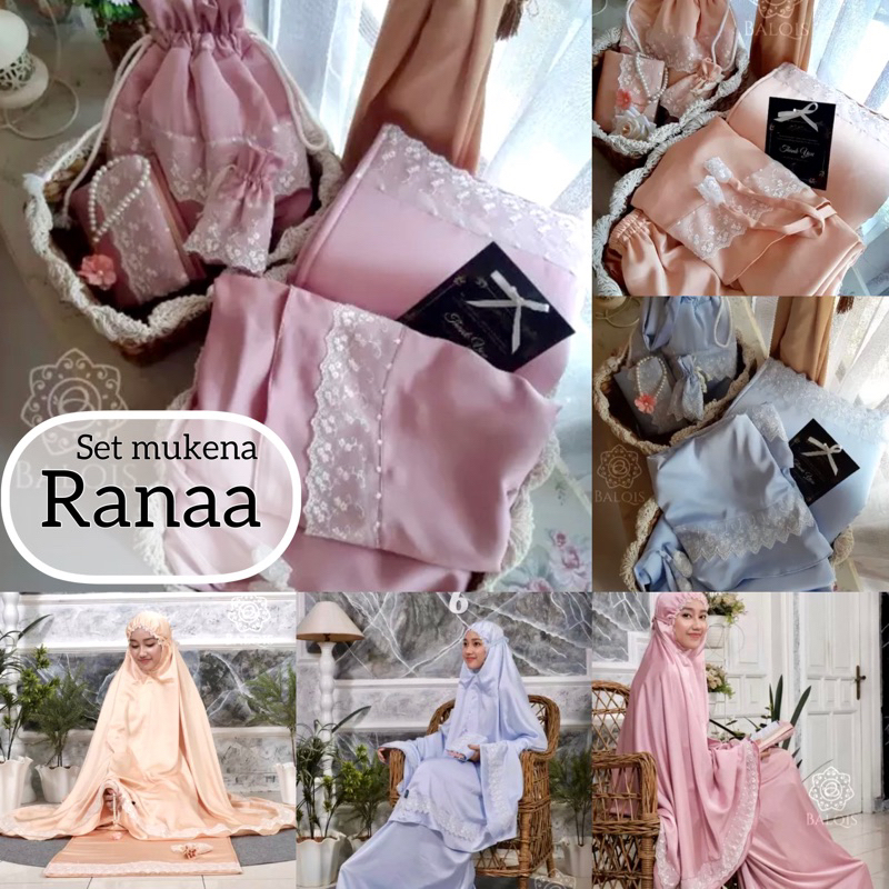 PAKET LENGKAP MUKENA MAHAR / SESERAHAN CANTIK RANAA