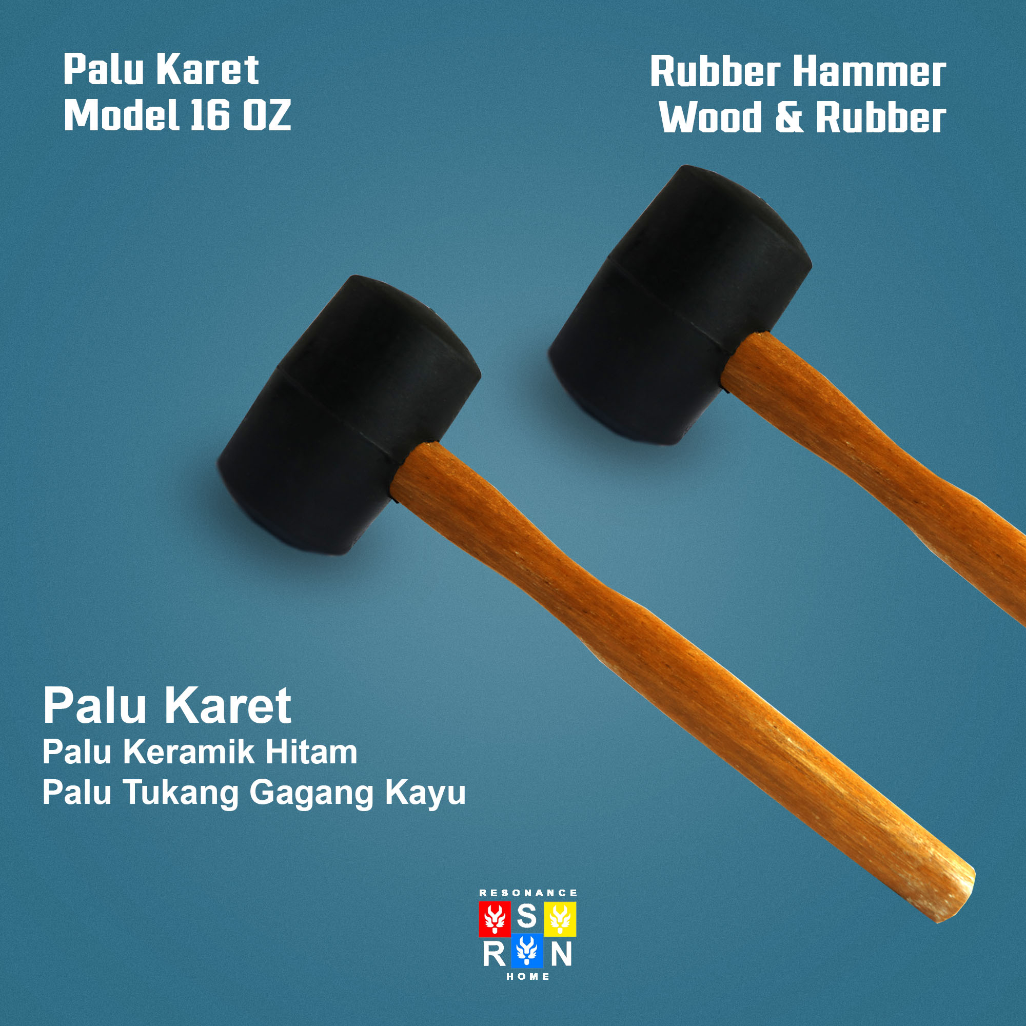 Palu Karet Besar 16 Oz Resonance Home