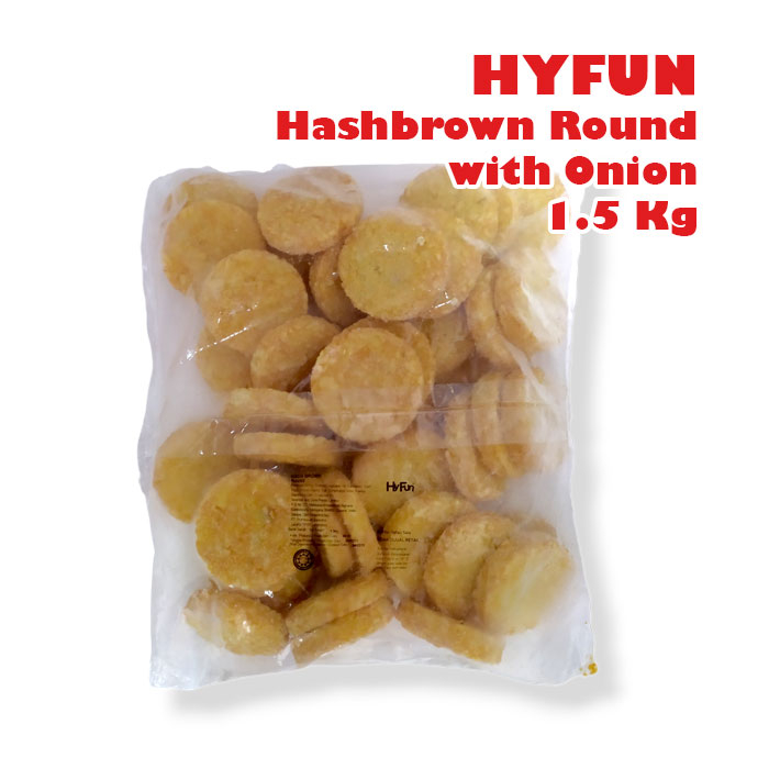 HYFUN Hashbrown Round with Onion 1.5 Kg