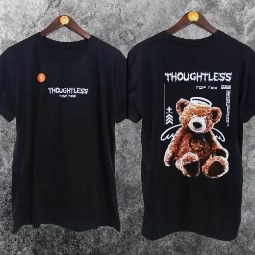 Kaos murah Kaos distro murah baju  distro pria t-shirt murah combed30s ST bear thougless