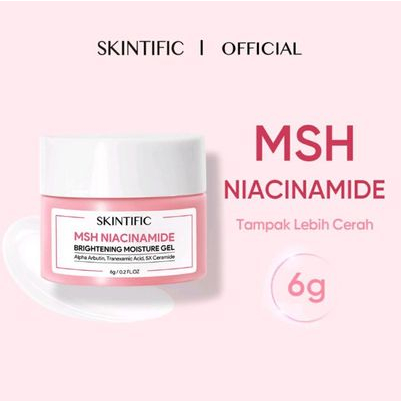 SKINTIFIC - MSH Niacinamide Bightening Moisturizer 6gr (PINK)