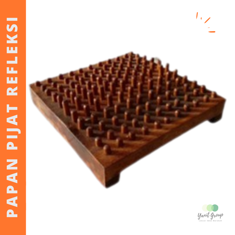 Papan Pijat Refleksi Kayu Terapi Kaki Kesehatan