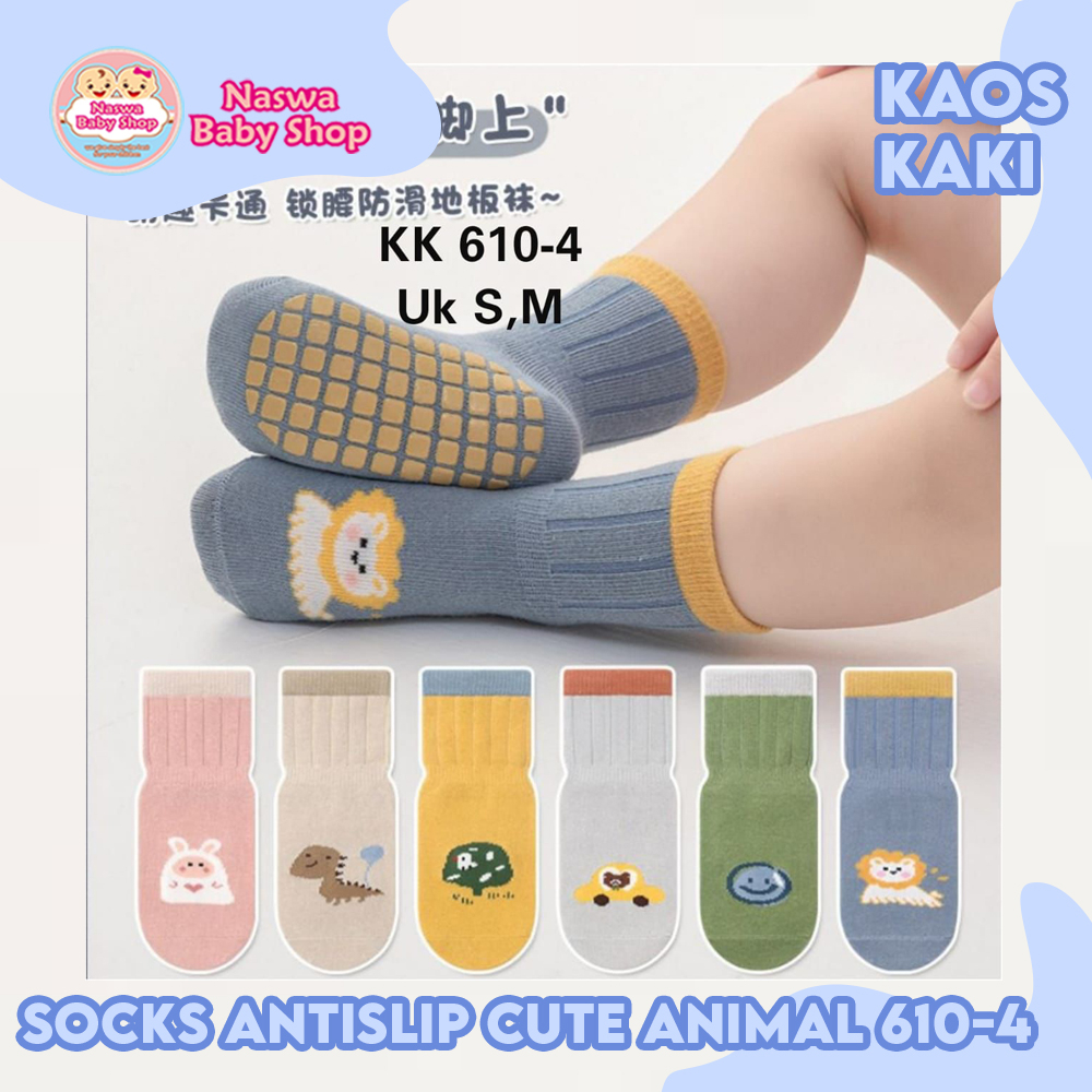 Socks Antislip Cute Animal Kaos Kaki Anak 610-4