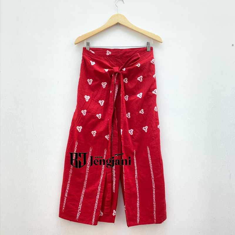 Wrap Pant Jumputan | Celana Kulot Layer Batik Jumputan | Lawe Pant