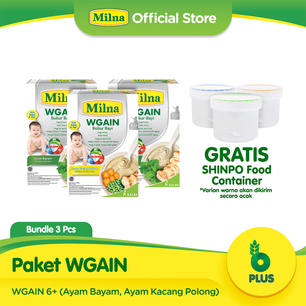 Paket Milna WGAIN Free Food Storage