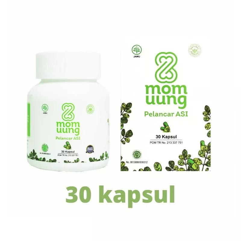 [READY STOCK] MOM UUNG ASI BOOSTER 30 KAPSUL / PELANCAR ASI HALAL/ PELANCAR ASI BPOM NATURAL